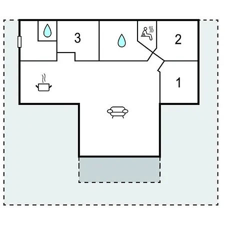 In With Sauna Сasa de vacaciones